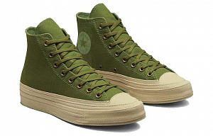 Converse Chuck Taylor All Star 70 Hi Herringbone Grassy Green 1 2516108