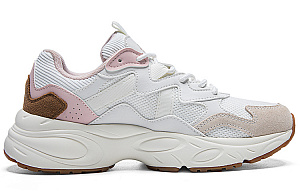 Kappa Anti-Slip And Wear-Resistant Lightweight Low-Top Chunky Sneakers Women's White Beige 1 2516182