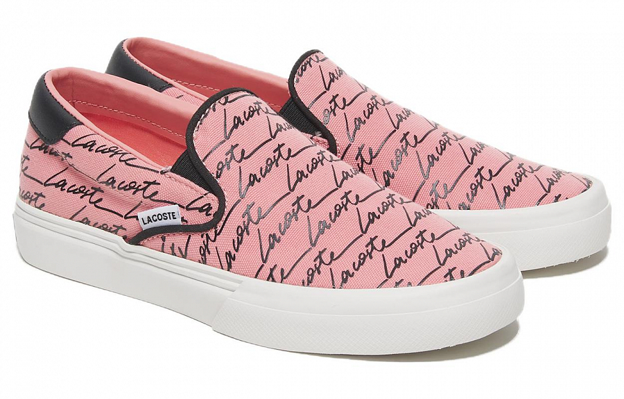 LACOSTE Low-Top Skateboard Shoes Women's Pink купить в интернет-магазине Yoocart с быстрой доставкой по России.