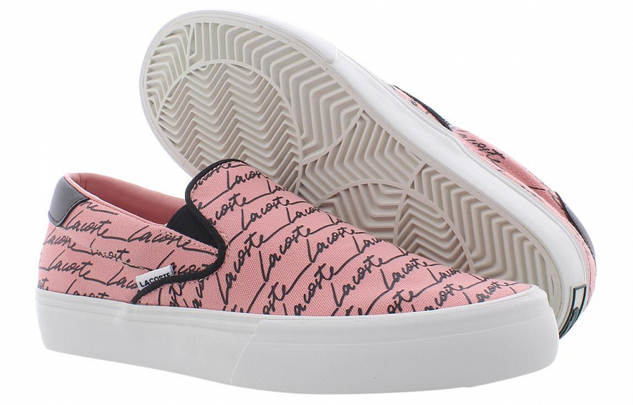 LACOSTE Low-Top Skateboard Shoes Women's Pink купить в интернет-магазине Yoocart с быстрой доставкой по России.