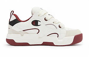 Champion Playful Puffy Shoes Slip Resistant Low Top Skateboard Shoes Unisex Dark Red 1 2516315