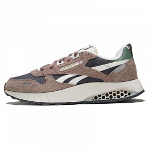 Reebok Classic Leather Low Top Running Shoes Unisex Brown Black