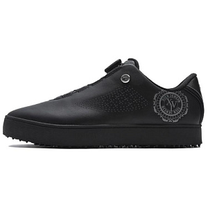 FILA ICONA Anti Slip Wear Resistant Low Top Skateboard Shoes Men's Black