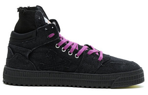 OFF WHITE Off Court High Top Sneakers /Purple 1 2516796