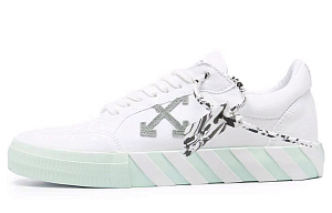 OFF WHITE Vulc Low Eco Canvas White Mint Green