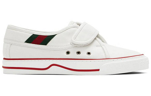 GUCCI Tennis 1977 Low Top Stylish Skateboarding Shoes Men's White 1 2517139