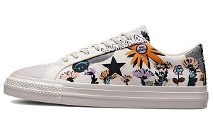 Converse One Star Floral Much Love Egret