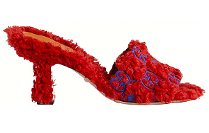 Adidas Originals X GUCCI Slide Slippers Women's Red 1 2517302