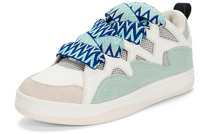 Kappa Capa Low-Top Skateboard Shoes Unisex Gray Green 1 2517414