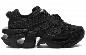 FILA Space Cushioned Wear-Resistant Breathable Low-Top Chunky Sneakers Men's Black 1 2517826