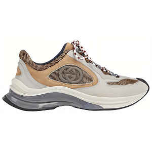 GUCCI Women's Run Sneaker 'Beige Tan Suede' Women's 1 2518735