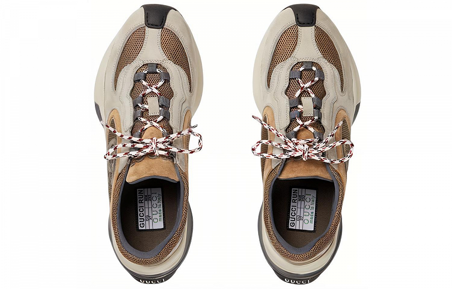 GUCCI Women's Run Sneaker 'Beige Tan Suede' Women's купить в интернет-магазине Yoocart с быстрой доставкой по России.
