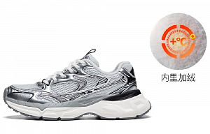 Kappa Hydrogen Track Coverage Abrasion Resistant Low top Running Shoes Unisex Gray