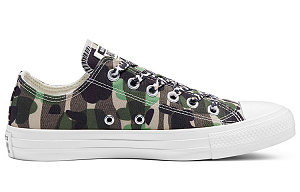 Converse Chuck Taylor All Star Low Top Camo Green Women's 1 2519488