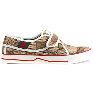 GUCCI Women's Tennis 1977 Velcro 'Jumbo Gg   Beige' Women's 1 2519779