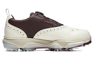 FILA Golf Oxford Spike Sneakers 'White Brown' 1 2519898