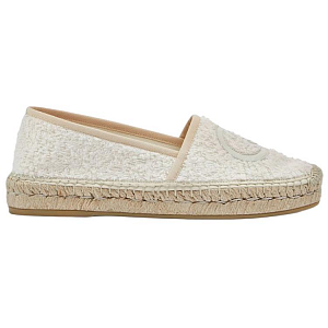 GUCCI Interlocking Flat Shoes Women's Beige 1 2519941