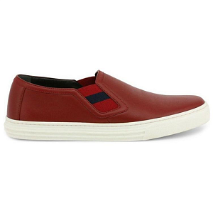 GUCCI Signature Slip-On Leather 'Red' 1 2519959
