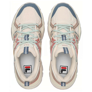 FILA Sofia 1S Fishbone Modern Low Top Shoes 'White Pink Blue' Women's 1 2520352