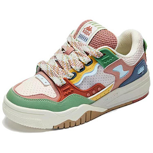 Kappa Anti-Slip Wear-Resistant Low-Top Casual Shoes Unisex Pink Green Red 1 2520611