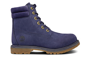 Timberland Waterville 6 Inch Double Collar Waterproof Boot 'Blue' Women's 1 2520886