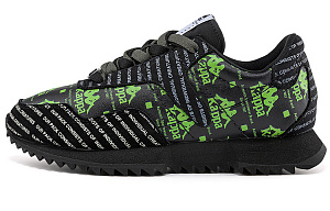 Kappa Durable Breathable Low-Top Casual Shoes Unisex Black