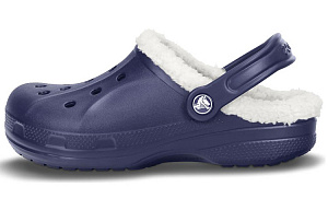 Crocs Classic Clog Crocs Stay Warm Wear Resistant Navy Blue Unisex Slippers