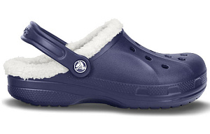 Crocs Classic Clog Crocs Stay Warm Wear Resistant Navy Blue Unisex Slippers 1 2520984