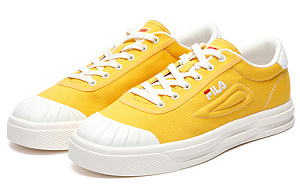 FILA LUKE Low Top Canvas Shoes Men's Yellow White 1 2521075