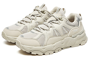 FILA Trek 1S Wear-Resistant Low-Top Casual Shoes Women's Champagne Silver Gray 1 2521142