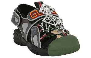 GUCCI Sandals Grey Women's 1 2521147