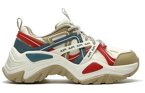 FILA SOFIA 1S Low-Top Casual Shoes Women's Beige Grey Umber 1 2521428