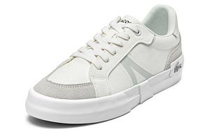 LACOSTE Low-Top Skateboard Shoes Women's White Gray 1 2521608