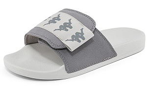 Kappa Slip Resistant Abrasion Resistant Slide Slippers Unisex Gray 1 2522614