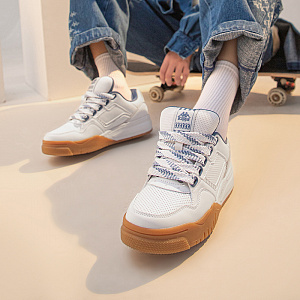 Kappa Skateboard Shoes Unisex Moon Gray 1 2522884