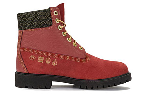 Timberland 6 Inch Lace Waterproof Boots 'Dark Red Nubuck' 1 2522933