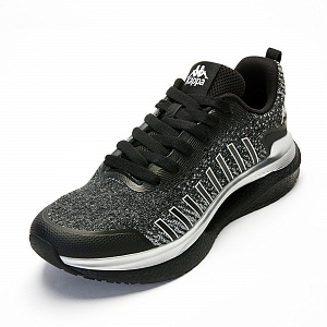 Kappa Anti-Slip Wear-Resistant Breathable Lightweight Low-Top Running Shoes Unisex Black 1 2523079
