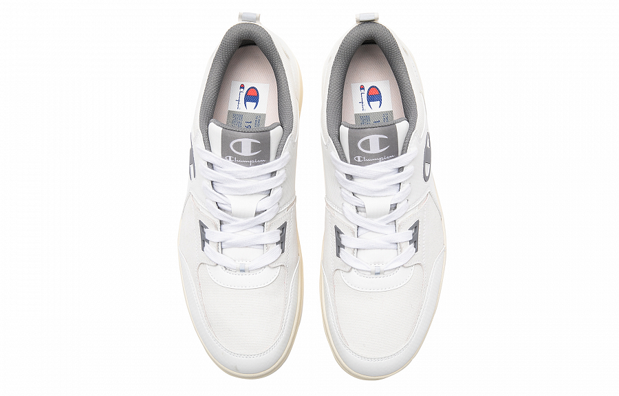 Champion Essentials Collection Dado Trainer Low Low-Top Skateboard Shoes Men's White Ice Frost Gray купить в интернет-магазине Yoocart с быстрой доставкой по России.