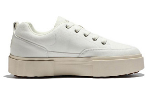 FILA Sandblast Abrasion Resistant Low top Skateboard Shoes Unisex White 1 2523622