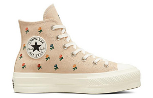 Converse Women's Chuck Taylor All Star Lift Platform High 'Embroidered Roses' Women's 1 2523756