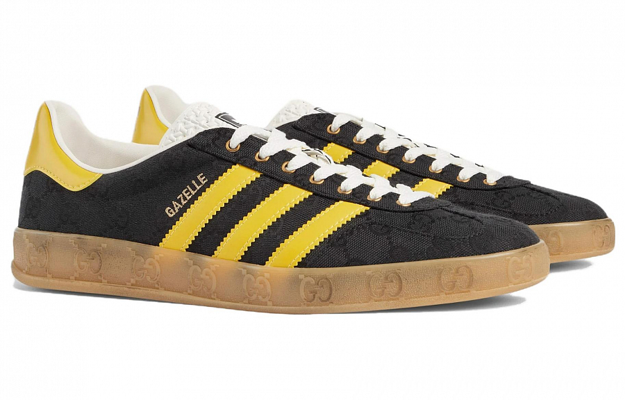 Adidas GUCCI X Gazelle 'Black GG Monogram' купить в интернет-магазине Yoocart с быстрой доставкой по России.