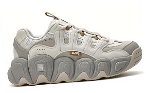 FILA Croissant Lightweight Low Top Chunky Sneakers Women's White Gray 1 2524170
