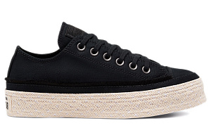 Converse Women's Chuck Taylor All Star Espadrille Low 'Trail To Cove   Black' Women's 1 2524456