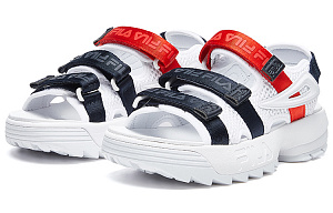 FILA Disruptor Ii Sandal White/black/red Women's 1 2524512