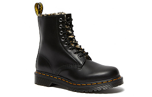 Dr. Martens 1460 Serena Leopard Black Martin Boots Women's 1 2524584