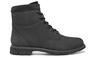 Timberland Campton Waterproof 6 Inch Wide Fit Boot 'Black Nubuck' Women's 1 2524627