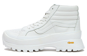 Vans Virbram X Vans SK8 Hi Lx Wear resistant Non Slip Casual Skateboarding Shoes White