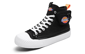Dickies Slip Resistant, Abrasion Resistant, Lightweight High Top Canvas Shoes Men's Black 1 2524919