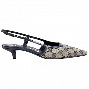 GUCCI GG Supreme Slingback Pumps 1 2524935