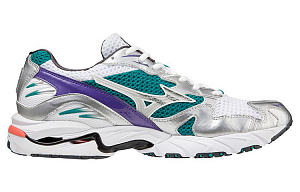 Mizuno Wave Rider 10 White Silver Teal Purple 1 2524961